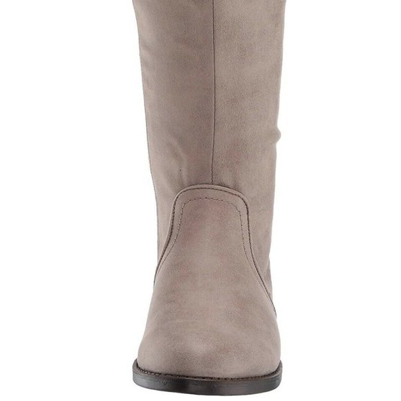 Bella Vita Suede Mid Calf Boots taupe 10 - Picture 12 of 15